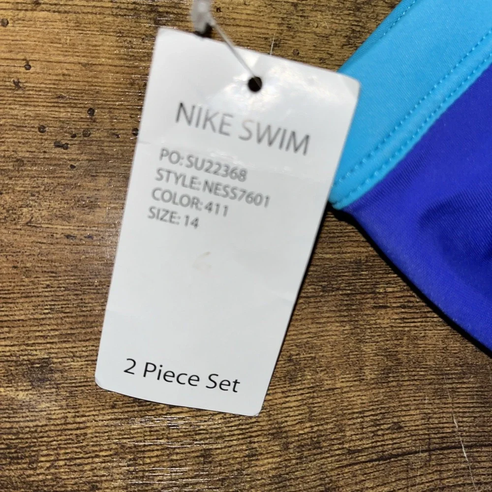 Nike Swim Girls Bikini Swim Bottoms Size 14 NWT